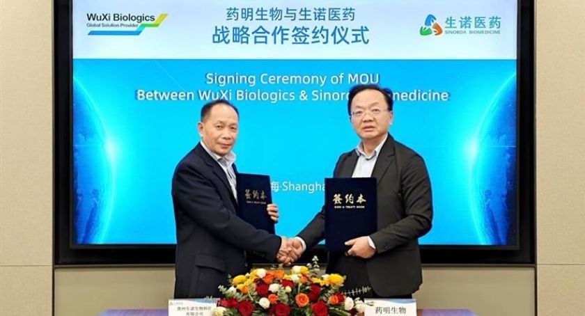 WuXi Biologics, Sinorda Biomedicine Partner to Advance SND006